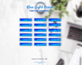 Twitch Panel - Blue Light