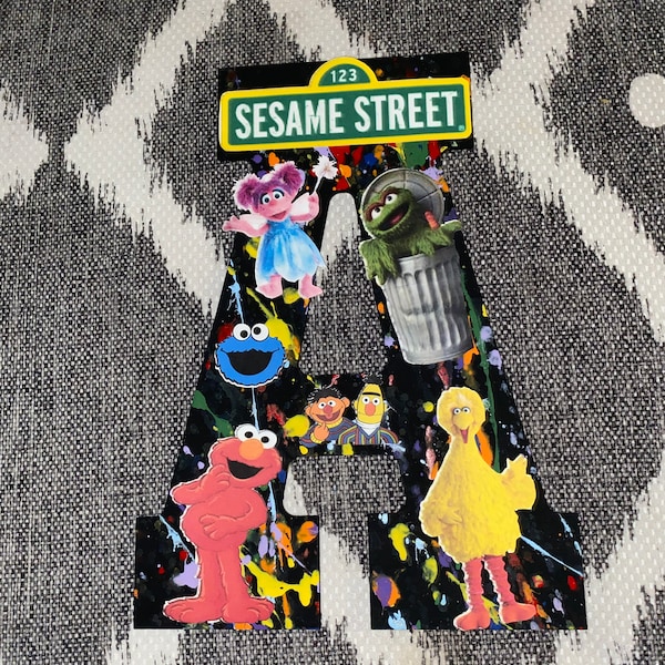 Sesame Street Letter - Etsy