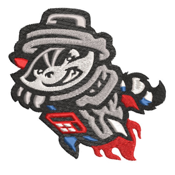 Trash Panda Embroidery File