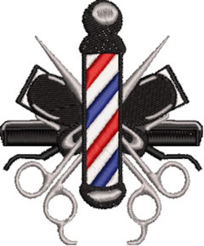Barber Pole Embroidery File - Etsy