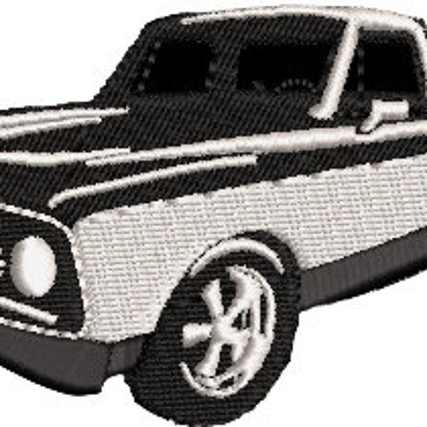 Pickup Truck Embroidery File