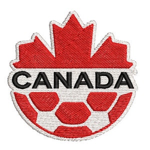 Canada Soccer Embroidery File