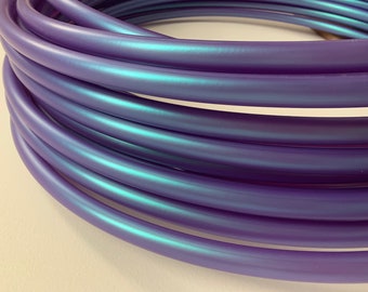 Polypro Hula Hoop - Poseidon Purple Color Shifting Metallic  5/8 or 3/4 Collapsible