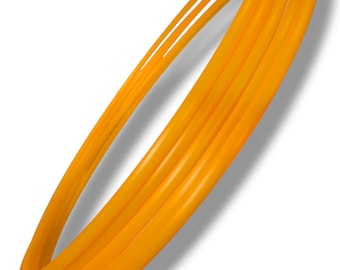 UV Reactive Orange 5/8" or 3/4” Collapsible Polypro Hula Hoop