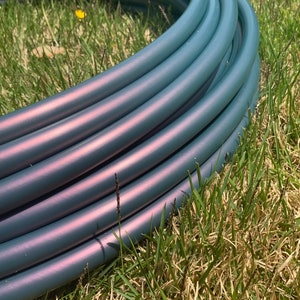 Polypro Hula Hoop: Kalypso Grå Metallisk Färgskiftande, Hopfällbar 5/8 eller 3/4