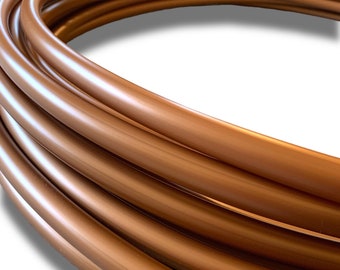 Copper Metallic Polypro Hula Hoop 5/8 or 3/4 Collapsible