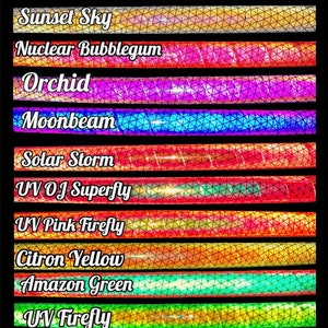 Color Shifting Reflective Hula Hoop: Collapsible Polypro or HDPE