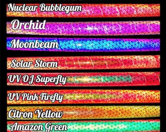 Färgskiftande reflekterande hula hoop: Hopfällbar polypro eller HDPE