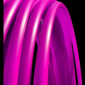 Polypro Hula Hoop UV Reactive Fuchsia Purple 5/8 or 3/4 Collapsible image 5