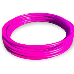 Polypro Hula Hoop UV Reactive Fuchsia Purple 5/8 or 3/4 Collapsible image 7