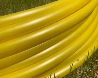 Polypro Hula Hoop- Metallic Sunshine Yellow Color Shifting Metallic 5/8 or 3/4 Collapsible