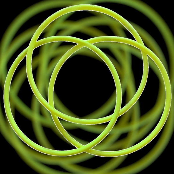 Polypro Hula Hoop - UV Reactive Yellow 1/2”/ 5/8" / 3/4” Collapsible