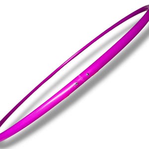 Polypro Hula Hoop - UV Reactive Fuchsia Purple 5/8 or 3/4” Collapsible