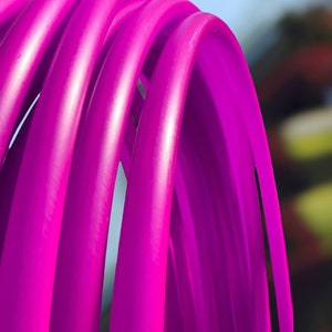 Polypro Hula Hoop UV Reactive Fuchsia Purple 5/8 or 3/4 Collapsible image 8