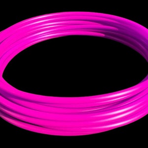 Polypro Hula Hoop UV Reactive Fuchsia Purple 5/8 or 3/4 Collapsible image 4