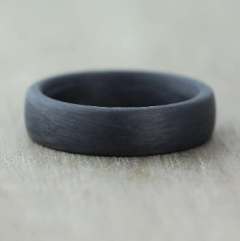 Carbon Fiber Ring in a Choice of Widths With FREE Engraving. Etsy