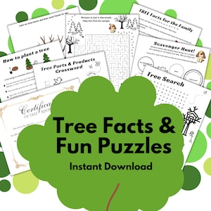 Boom afdrukbaar voor kinderen! Arbor Day afdrukbaar, Earth Day-activiteiten, Earth Day-pagina's, boomactiviteiten voor kinderen, boomgeboorteakte