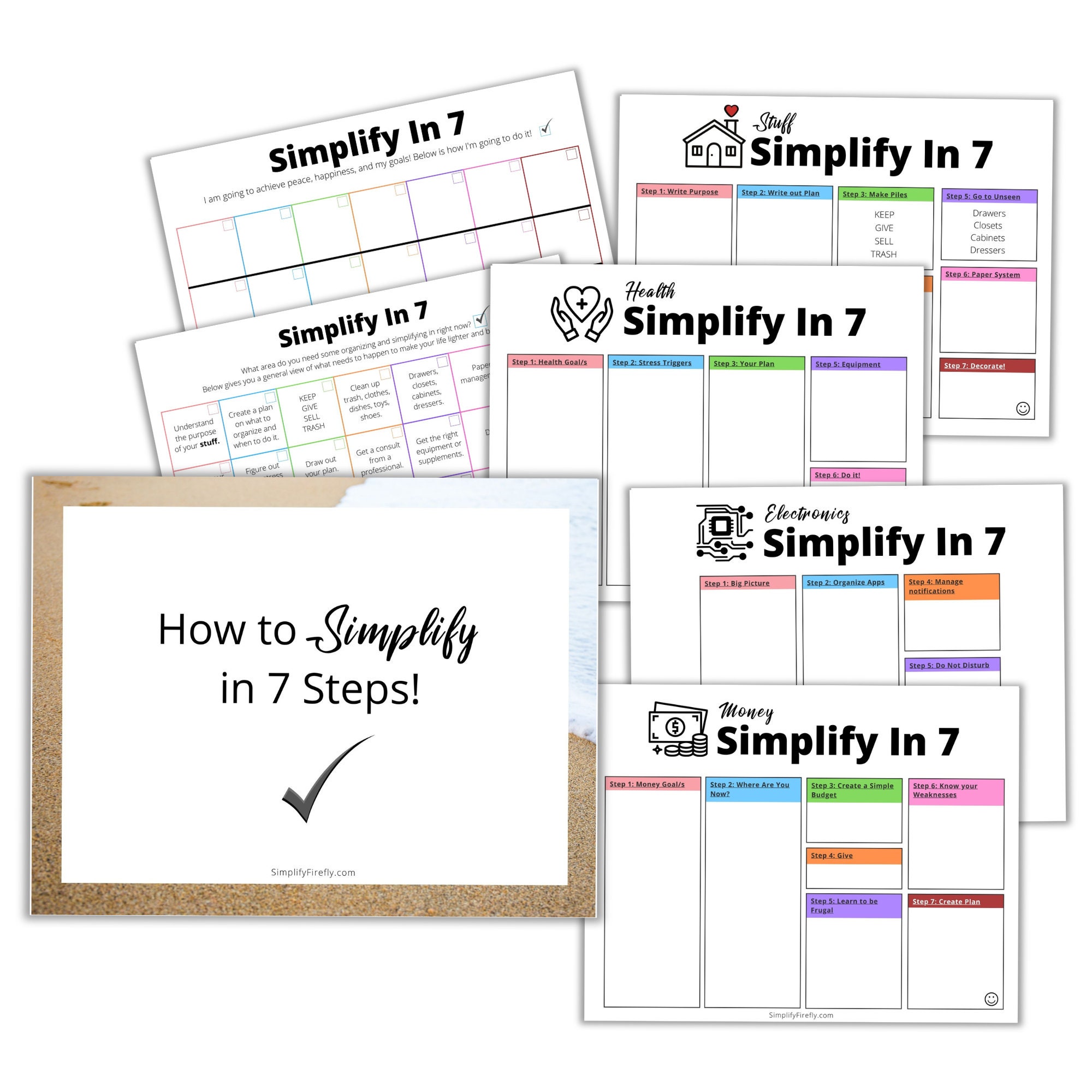 Simplify in 7 Steps How to Simplify E-book, Money Management ...