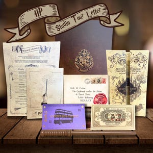 Invitación personalizada para el tour de Harry Potter Warner Bros Studio en Londres (Reino Unido)