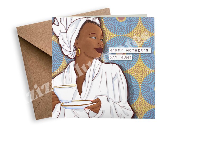 femme noire tout simplement le meilleur carte femme noire carte mère noire Mother’s Day Mum