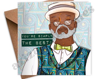 Old man Father’s Day Card | grandad Father’s Day card | Father’s Day