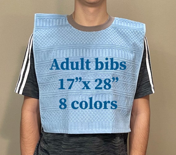 Adult Towel Bibs adult Bibs pullover Bibs handmade Coverall Bib Unisex adult Etsy
