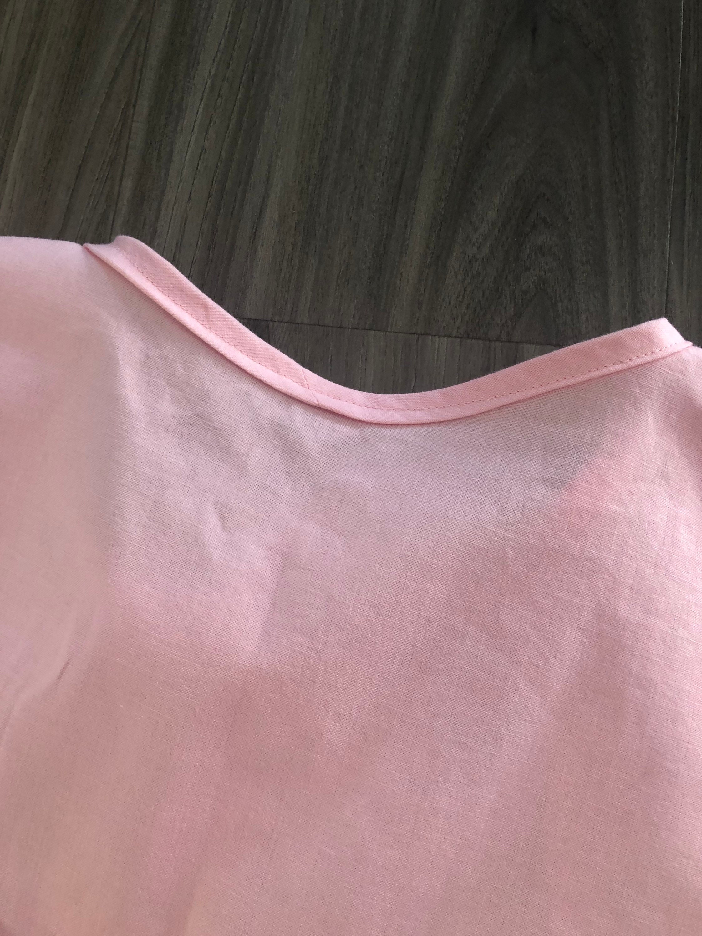 Isolation Gown Baby Pink Washable Polycotton Reuseable Long - Etsy