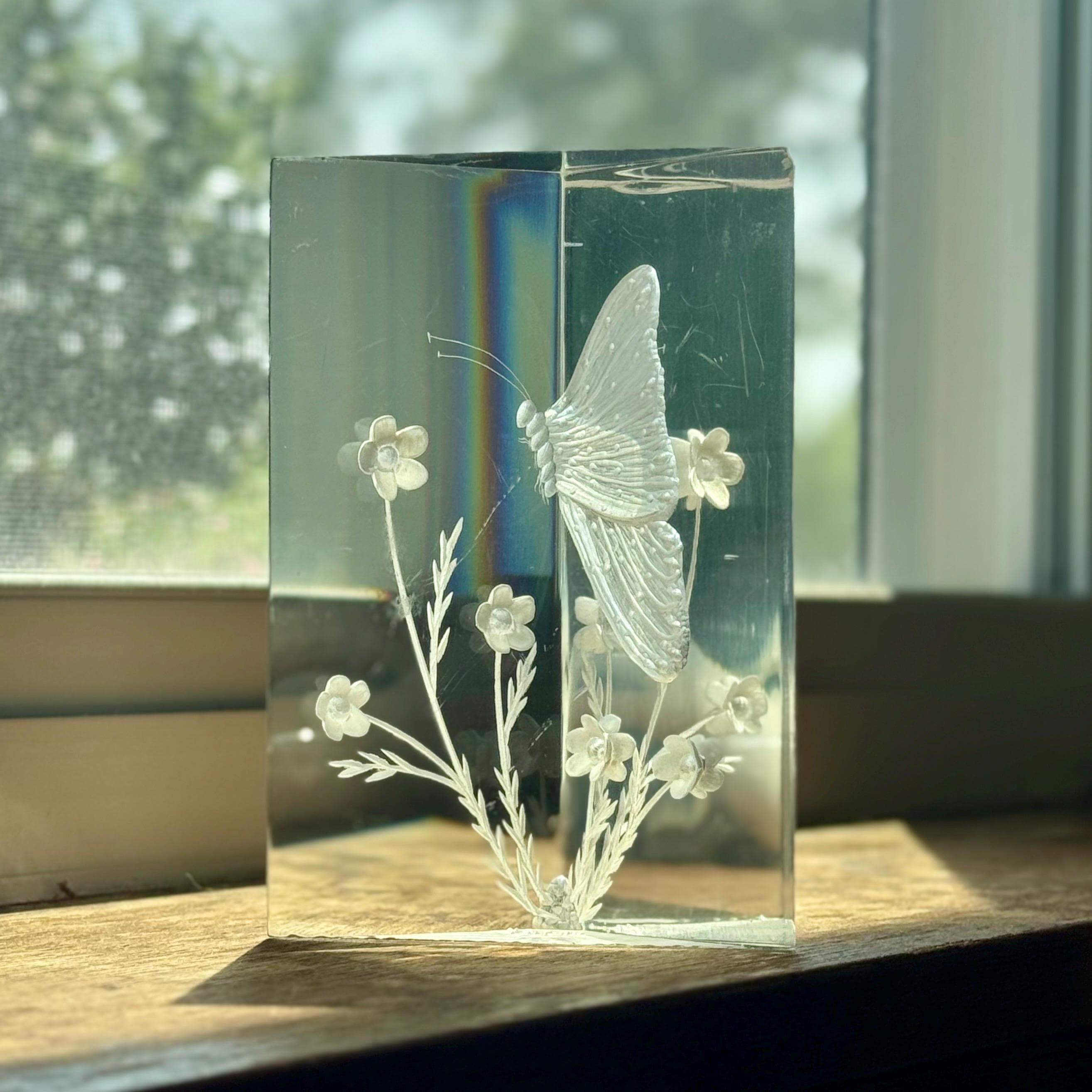 ヴィンテージ ルーサイトスカルプチャー アクリル オブジェ ポップアート Vintage Lucite Sculpture - Etsy