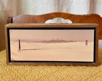 Vintage Golden Gate Bridge Photo - San Francisco Panoramic Photography