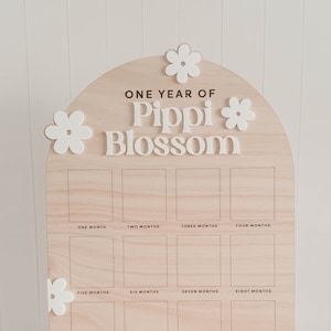 Tablero de primer cumpleaños / Tablero de cumpleaños / Tablero de fotos / Letrero de evento / Primer cumpleaños de bebé / Tablero de hitos / Póster de cumpleaños / Primer cumpleaños