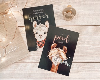 Funny Baby Milestone Cards Etsy Australia