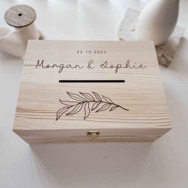 Wedding Wishing Well - Wedding Keepsake Box - Wooden Wishing Well - Personalised Wishing Well - Wedding Memory Box - Guests
