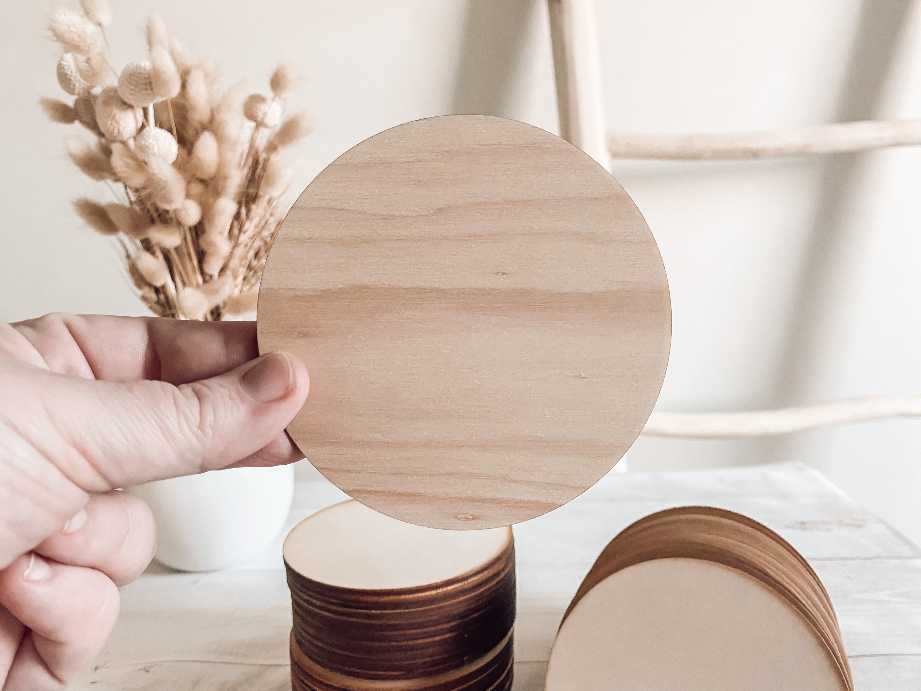 Cheap Blank Wooden Plaques. Plywood Disc Blanks. Laser Cut. Etsy