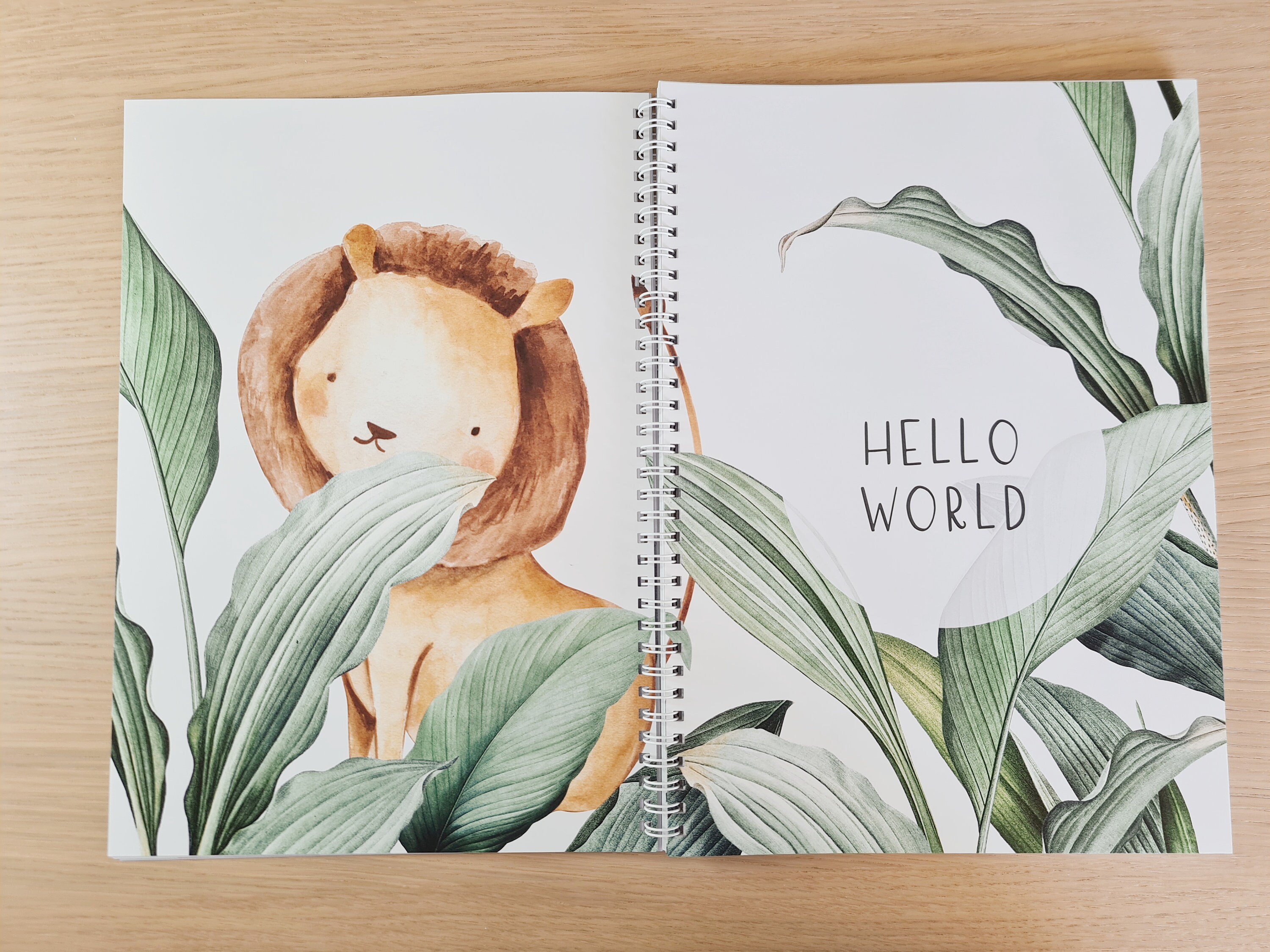 Baby Book Jungle Safari Animals Baby Journal Memory Book Photo Etsy