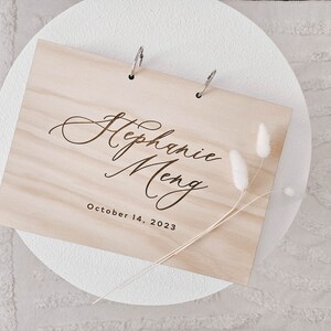 Wedding Guest Book, Wooden Wedding Guest Book, Wooden Guestbook, Modern Guest Book, Personalised Guest Book, Unique, personalised guest book