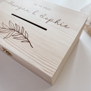 Wedding Wishing Well Wedding Keepsake Box Wooden Wishing Well Personalised Wishing Well Wedding Memory Box Guests image 4