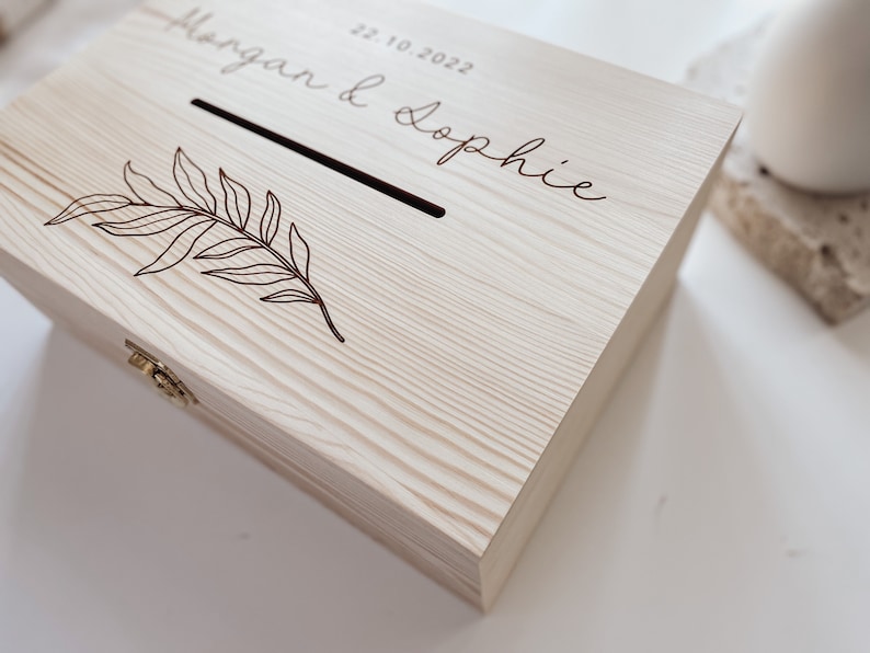 Wedding Wishing Well Wedding Keepsake Box Wooden Wishing Well Personalised Wishing Well Wedding Memory Box Guests image 4