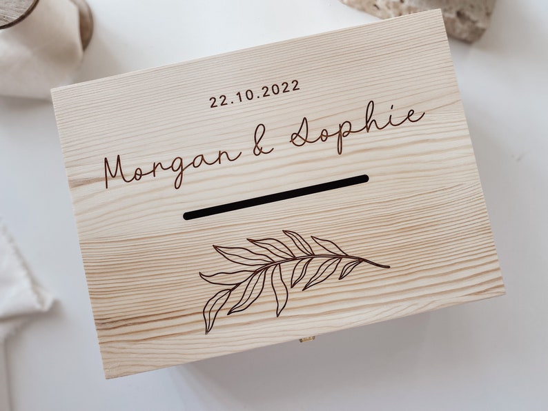 Wedding Wishing Well Wedding Keepsake Box Wooden Wishing Well Personalised Wishing Well Wedding Memory Box Guests image 5