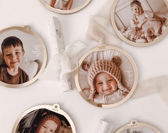 Personalised Photo Christmas Baubles Personalised Bauble. Christmas Bauble. Ornaments. Personalised Christmas Decoration. Custom Baubles.