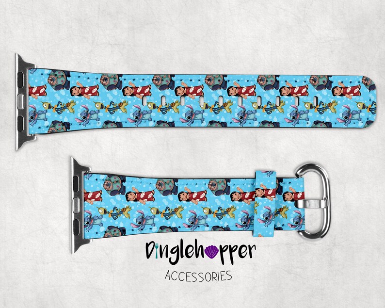 Stitch Apple Watchlilo And Stitch Apple Watchapple Watch Etsy