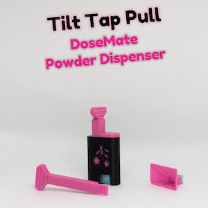 DoseMate – Twilight Blossom (Pocket Powder Tool for Travel & Festival Use – Reusable Mini Scoop Spoon)