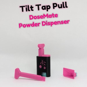 DoseMate – Twilight Blossom (Pocket Powder Tool for Travel & Festival Use – Reusable Mini Scoop Spoon)