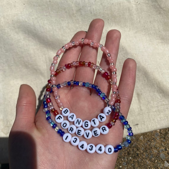 [HARANG]★BTS 着用★ HR 350B_Color Beads Fabric Bracelet HARANG]☆BTS 着用☆ HR 350B_Color Beads Fabric Bracelet