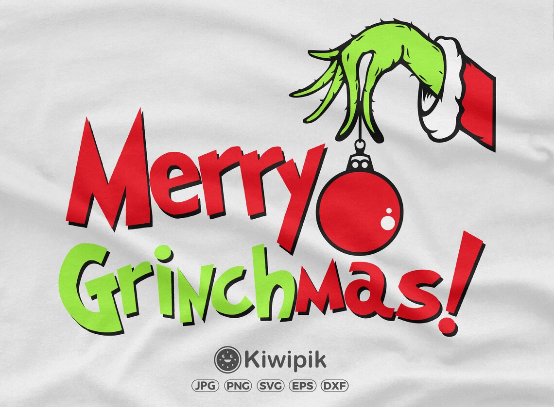 Merry Grinchmas Svg The Grinch Png Cutting file Cricut | Etsy
