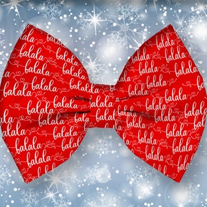 Falala Christmas Bow Tie for Dogs - Etsy Australia