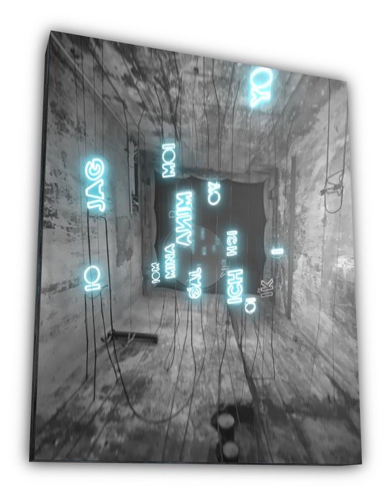 Vaporwave Neon Aesthetic Room Decor Wall Art Canvas Digital Print Large Post Modern Home