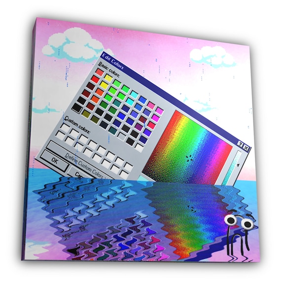 darkmspaintexeMS Paint Microsoft Windows 95 Vaporwave Etsy