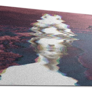dreamstate - Vaporwave ästhetische Zimmer Dekor Wand Kunst Leinwand Digital Druck große post-moderne Home Interior Design Kunst-Arbeit mit Kleiderbügeln