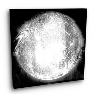 erreur 0x8f000005 - Glitch Art Aesthetic Room Decor Vaporwave Wall Canvas Digital Print Large Post-Modern Home Interior Design Art-Work