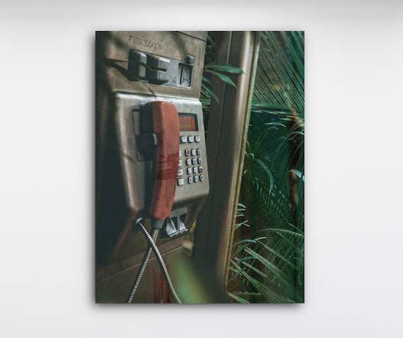 ｆｏｒｓａｋｅｎ　-　Vaporwave Art Zombie Video Game Aesthetic Room Decor Palm Tree Plants Wall Canvas Digital Print Large Post-Modern Home Art-Work